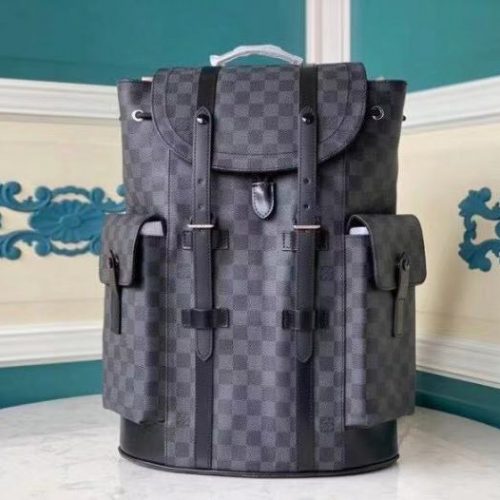 Leather backpack