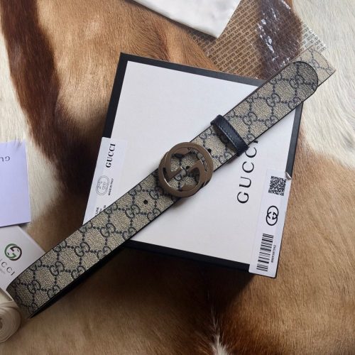 GG leather belt