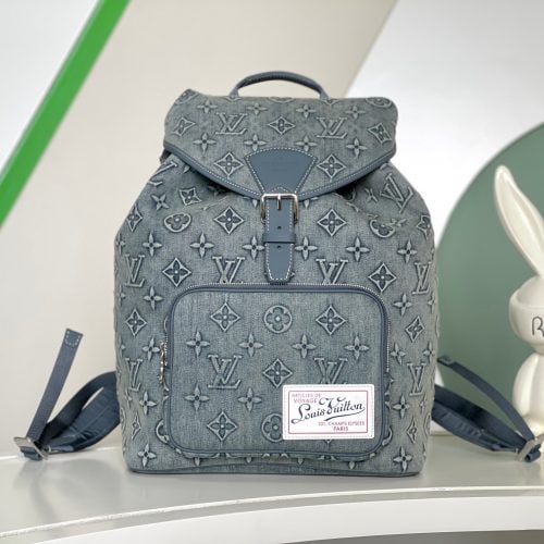 Montsouris Fading Denim Cloth Backpack