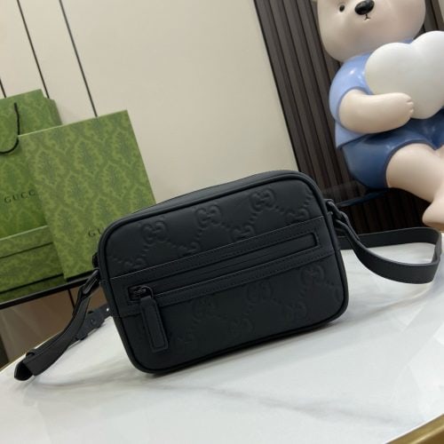 GG rubber effect mini shoulder backpack