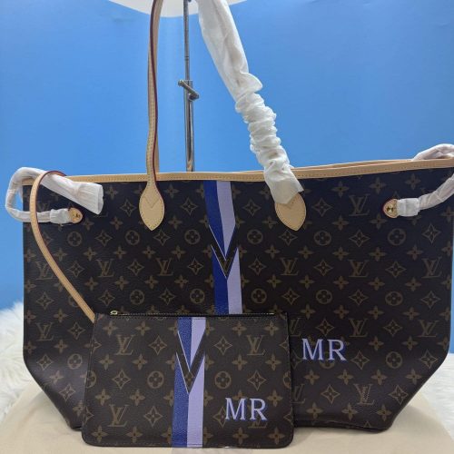 Classic Medium Shopping Tote Bag with Pouch M40995 Custom Print Large Capacity Handbag