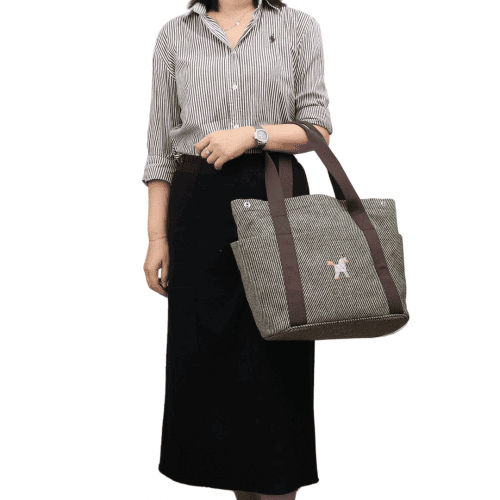 Multi-Pocket Mommy Tote Bag