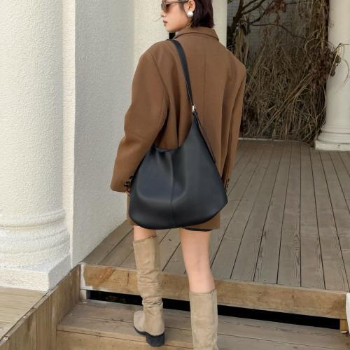 Large Capacity Leather Shoulder Tote Bag